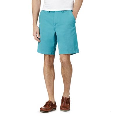 Aqua chino shorts